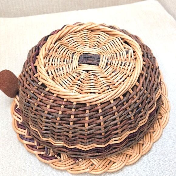 Vannerie L'Elyme Woven Wicker Basket Bowl - Picture 4 of 8